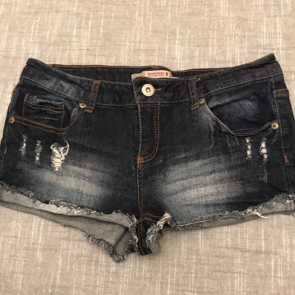 Highway Jeans, Dark Blue Jean Shorts Juniors 9
